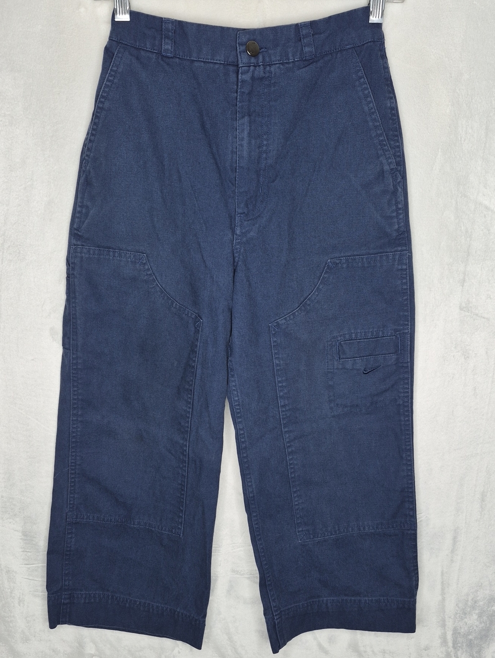 Nike SB Kids Canvas Double Knee Utility Skate Pants Blue Size M